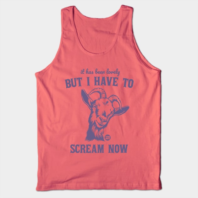 scream now Tank Top by toddgoldmanart